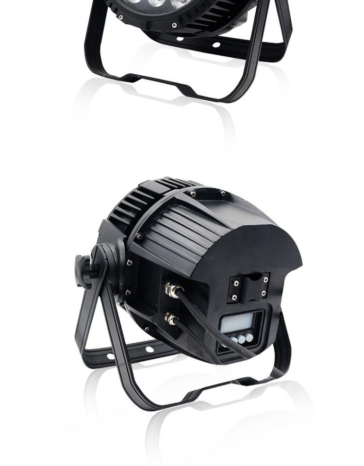 18 Водонепроницаемых светодиодных прожекторов для окрашивания света для свадеб на открытом воздухе и сценических выступлений