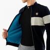 Велоджерси Kapelmuur, с длинным рукавом, осень/зима, сделано в Японии, 10°C-15°C, термоджерси, двухцветное, на флисовой подкладке, черное, размер XS