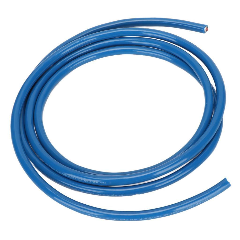 X404 HiFi Bare Wire 2m 6.6ft 4 Cores Silver Plated HiFi RCA XLR Interconnection Speaker Bare Wire for Amplifier CD