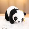 Lovable Real-life Panda Plush Keychain Cute Bear Stuffed Toy Gift