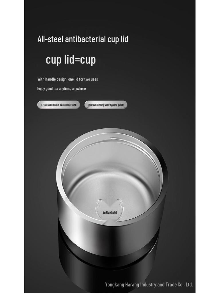 Изолированная бутылка для воды из нержавеющей стали 316 с двойными крышками и ситечком для чая для использования на открытом воздухе