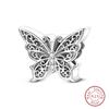 100% 925 Silver Exquisite Cubic Zircon Butterfly Bee Ladybug Charms Bead Fit Qikaola Original Bracelet Fine DIY Jewelry