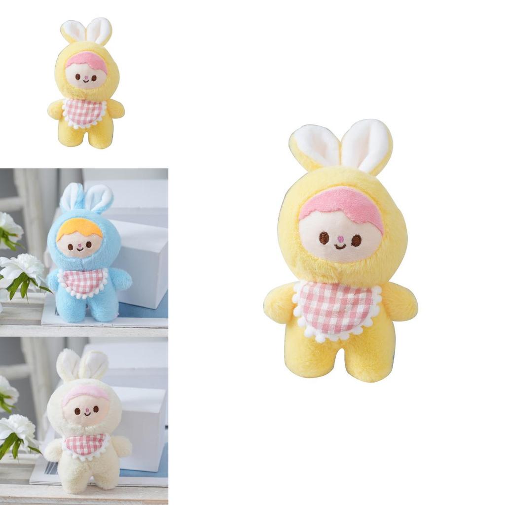 Cute Bunny Plush Toy Keychain With Pp Cotton Filling For Kids And Baby Accessories