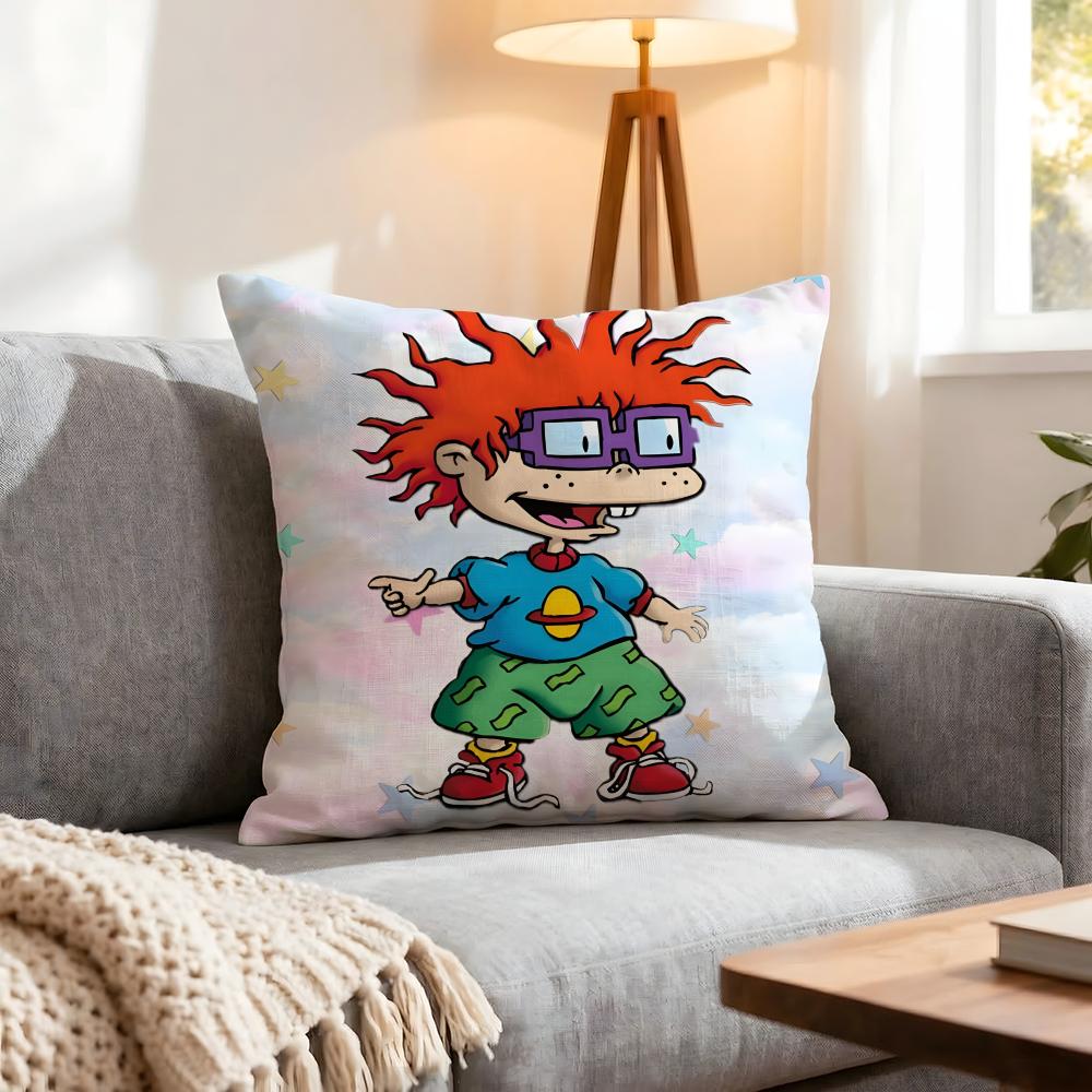 Cartoon Rugrats Cushion Cover Pcs Decorative Covers Soft Cushion Case for Sofa Couch Decor x x Pillowcases