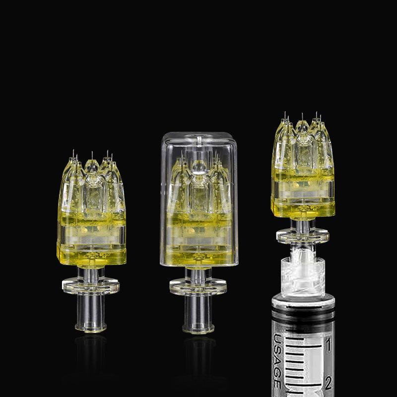 Ручная работа, игла с водяным светом, многоигольная мезотерапия, многоигольный инжекторный пистолет, 5 контактов для иглы для инъекций гиалуроновой кислоты