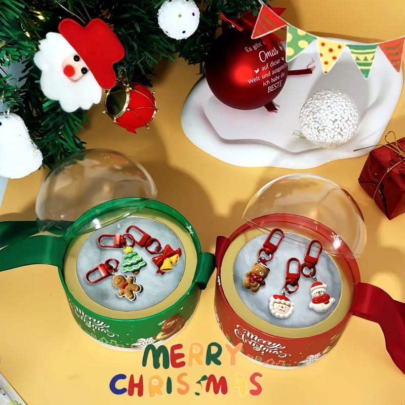 1 шт. Рождественская подарочная коробка с прозрачной крышкой, шоколадные яблоки, конфеты, подарочная упаковка, сюрприз, украшение для вечеринки, Счастливого Рождества