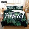 Banana Leaves Duvet Cover Set, Fashion Bedding Set, Soft Comfortable Breathable Duvet Cover, For Bedroom Guest Room Decor