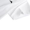 Men's ANTA T-Shirts Unisex White Crew Neck Thin Straight Fit