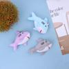 Cute Cartoon Stuffed Plush Shark Pendant Key Chain Ring Doll Toys For Kids Gifts