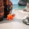 Пластиковая 3D-печатная модель черепахи Изысканная мультяшная имитация животного Модель с подвижными суставами Снятие стресса Развлечение Подарок