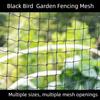 Прочная черная сетка от птиц для сада и балкона