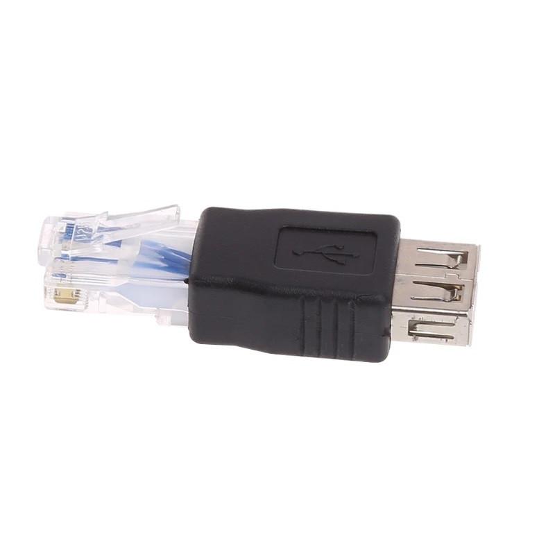 Переходник SUNROZ Ethernet LAN RJ45 - USB 10/100 Mbps для роутера модема (A484180)