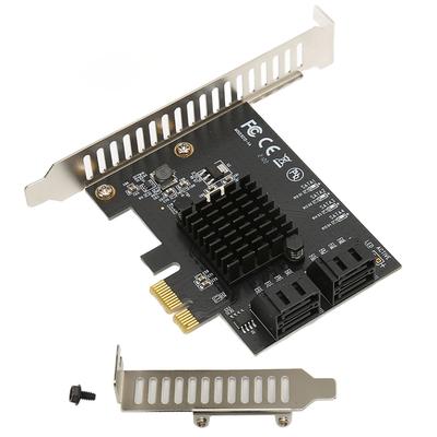 Карта расширения портов PCI E на SATA3.0 6 Гбит/с 4 порта SATA3.0 Совместима с SATA1.0 SATA2.0 SATA
