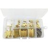 270pcs Gold Standoff Screw Nut PCB Motherboard Nut & Bolt Sets  DIY Electronic Projects