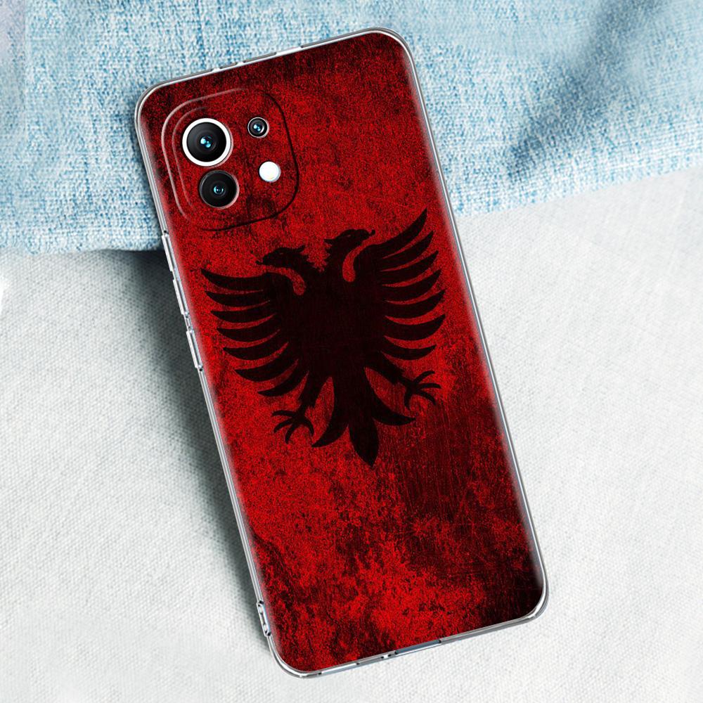 Albania Albanians Flag For Poco X5 X3 NFC F5 F4 F3 M3 Phone Case For Xiaomi 12T 12 13 Lite 11 Ultra Mi 10T 5G 11X Pro 11T Cover