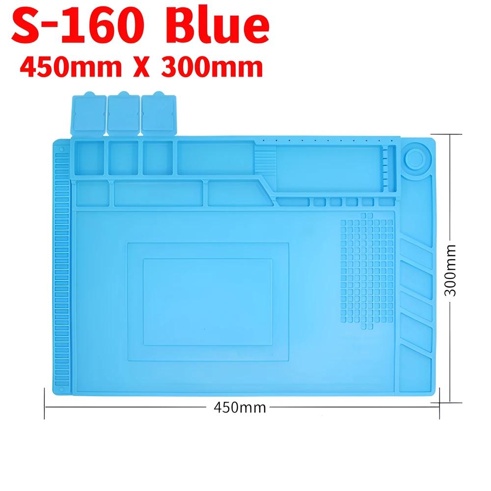 Теплоизоляционный силиконовый коврик для ремонта мобильного телефона, рабочий коврик для обслуживания, платформа для ремонта BGA, инструмент «сделай сам», антистатический коврик для ремонта пайки