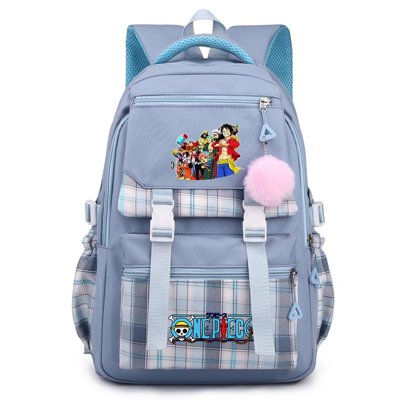 Аниме One Piece Printed College Bag Bag Document Bag Teen Back To School Холщовый рюкзак для девочек и мальчиков, студенческая сумка для ноутбука, мужская и женская дорожная сумка, рюкзак