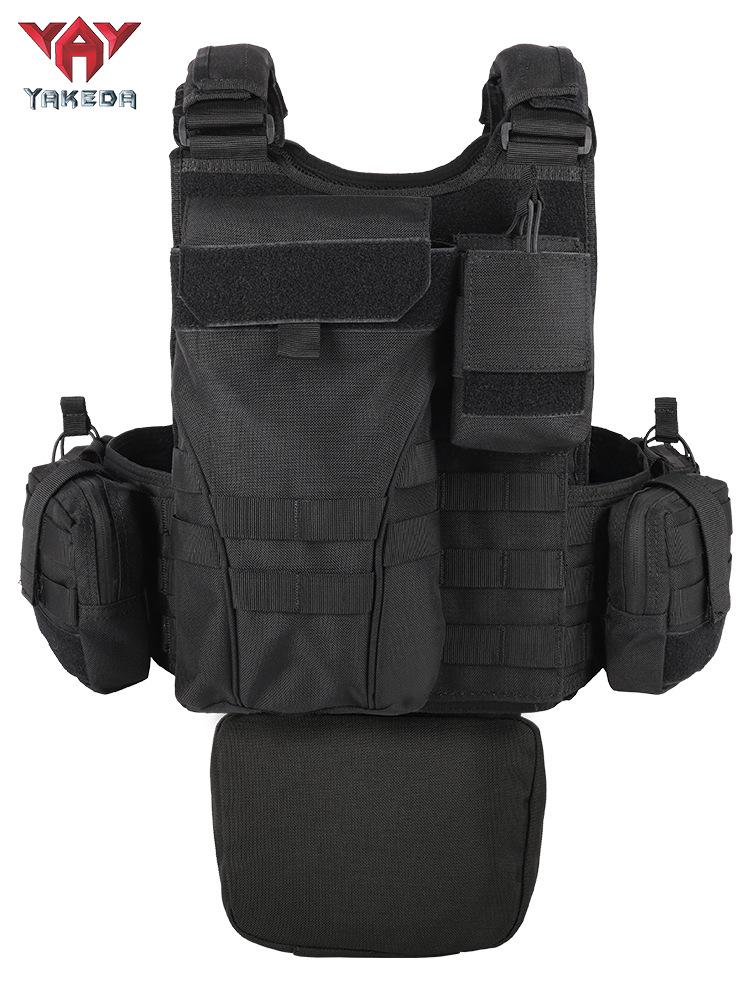 Тактический жилет Yakeda MOLLE - Прочный, дышащий полиэстер для тренировок CS на открытом воздухе.