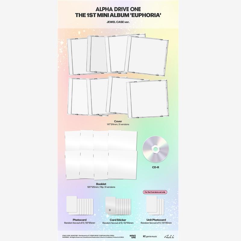 [Pre-order] ALPHA DRIVE ONE THE 1ST MINI ALBUM [EUPHORIA] JEWEL CASE Ver. (Online Benefit)