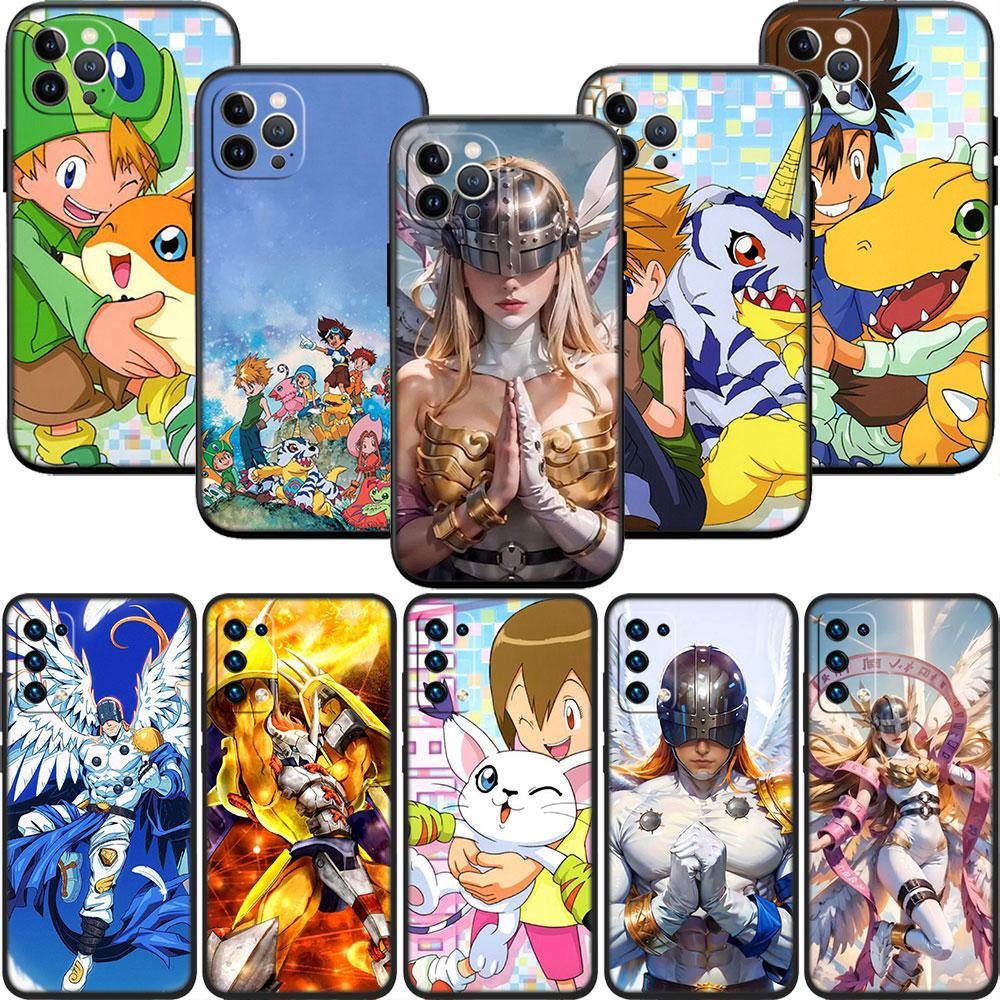 LO29 D-Digimons Мягкий чехол для телефона OPPO A40 A60 A80 A15 A16 A16K A12 A17 A17K A54 A54S A53 A53S A55 A56 A57 A98 F23