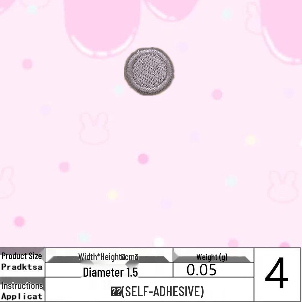 Polka Dot Fabric Patch: Creative DIY and Clothing Decoration Accessory