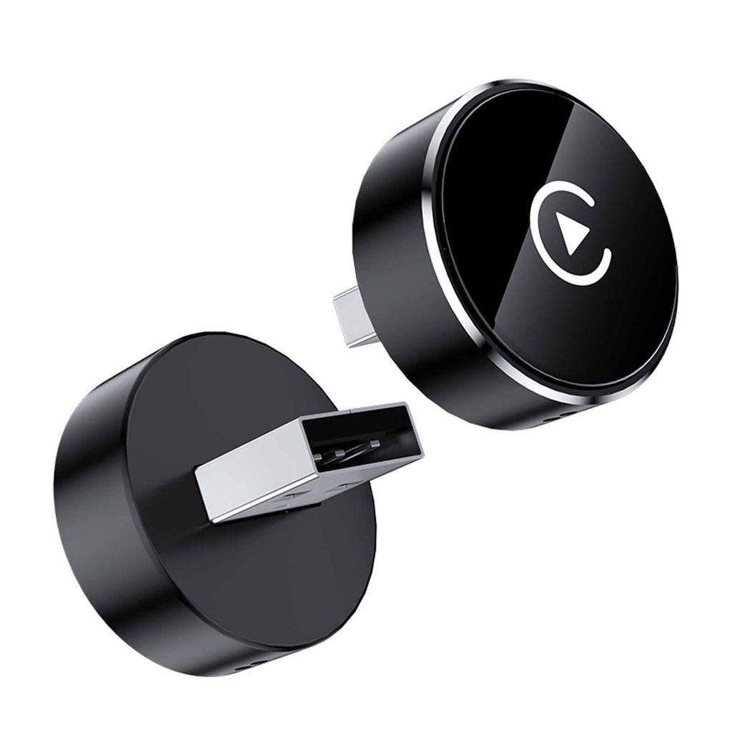 Беспроводной адаптер Android Auto 2-в-1, Plug & Play, преобразует проводное подключение в беспроводное, быстрое автоподключение, без задержек