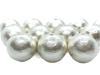 Cotton Pearls 4mm White Double Hole 300 Pieces Made In Japan Beads Handmade Material 4mm Kiska (White)
