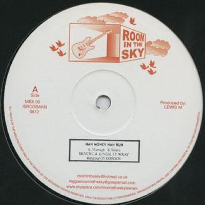 10-дюймовая пластинка KINGSLEY WRAY & SKYCRU, VIN GORDON - Nah Money Nah Run mbx045 Room In The Sky 2010 UK Регги, Ска и Даб