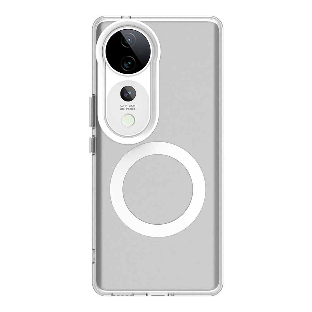 Матовый чехол Magsafe для телефона Vivo V40 V40 Pro 5G Магнитная беспроводная зарядка для Vivo S19 S19 Pro Ударопрочная задняя крышка
