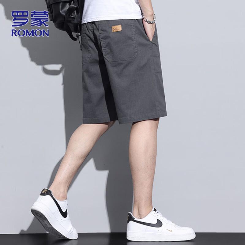 ROMON Men's Loose Fit Casual Sport Shorts