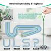 Suitable for Bathroom Sinks, Bathtubs and Shower Drains, for Unclogging Sinks and Cleaning Hair from Toilet