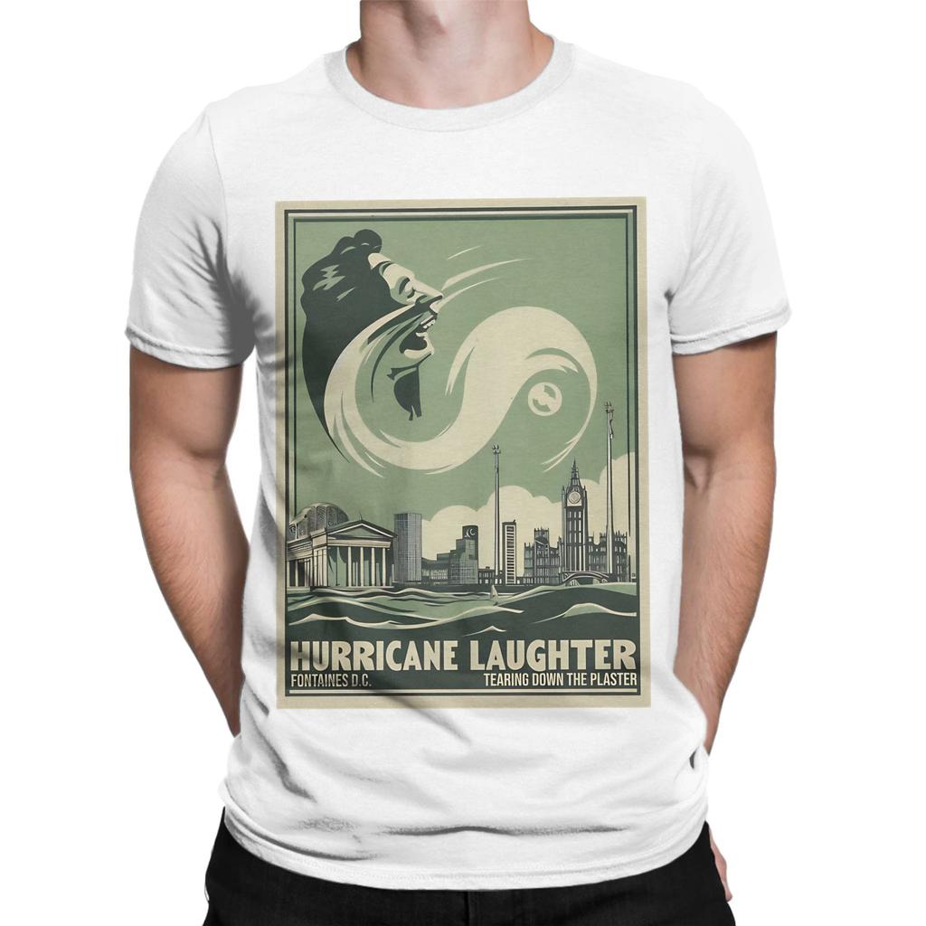 Hurricane Laughter Fontaines Funny Graphic 100 Cotton Tshirt Hurricane Tops Tees For Unisex