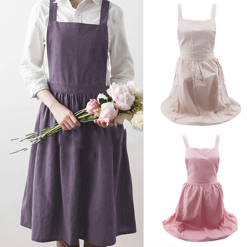 Home Kitchen Durable and Comfortable Apron Flower Shop Studio Overalls Apron