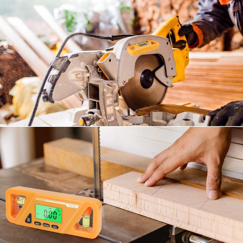 Portable 360° Measuring MIni Bevel Protractor Digital Inclinometer Digital Level Angle Gauge