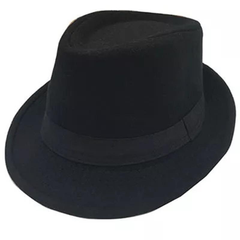Шляпа корейской версии, модная красивая британская шляпа-цилиндр для мужчин среднего и пожилого возраста, зимняя повседневная шляпа джентльмена, ретро-гофрированная шляпа в стиле джаз