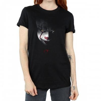 Женская/женская хлопковая футболка бойфренда Pennywise Stare