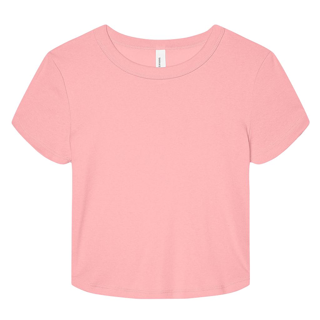Bella + Canvas Womens/Ladies Baby Micro-Rib Crop Top