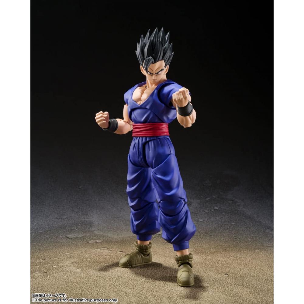 SHFiguarts Dragon Ball Super Super Hero Ultimate Gohan SUPER HERO (Версия для перепродажи) приблизительно. 140 мм окрашенная подвижная фигурка из ПВХ и АБС