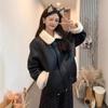 Korean Style Shearling Jacket for Women - 2024 Winter, Thick, Loose, Versatile Top with Turn-Down Collar