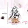 Artificial Pine Xmas Tree Simulation Mini Tree Decoration for Living Room Bedroom 35x20cm