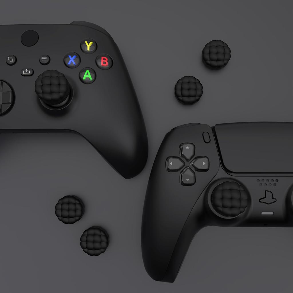 PlayVital Grip Cap Compatible with PS5 Edge Standard Joystick PS5 Compatible with PS4 Compatible with Xbox Series Xbox One Thumbstick Cover Compatible