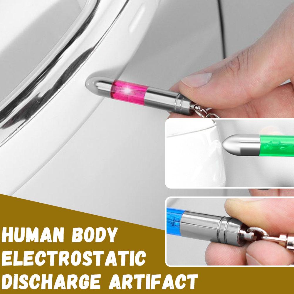 Антистатический брелок для ключей, автомобильный антистатический разрядник, портативный антистатический ключ-уничтожитель P P1L7