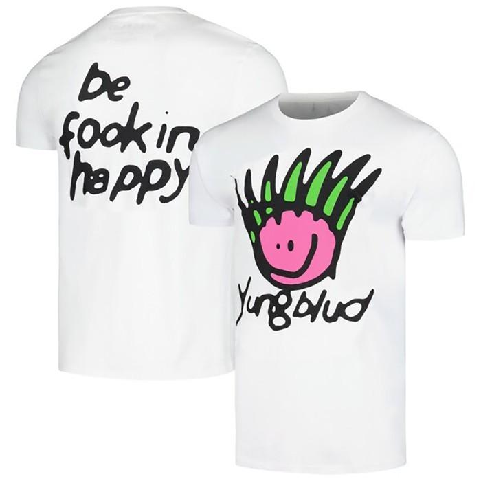 2 sides Be Lookin Happy YYUNGBLUD Shirt White Classic Unisex S-5XL E1827