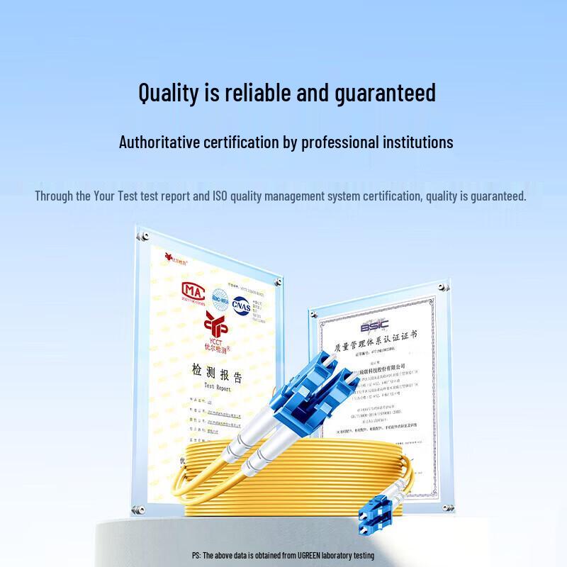 Ugreen LC-LC Single-Mode Duplex Fiber Optic Patch Cable