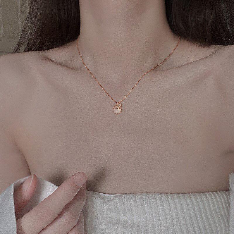 925 пробы стерлингового серебра кристалл кисточка кит круглый кулон бусины ожерелье для женщин девочек ювелирные изделия чокер воротник