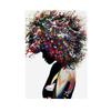 Black Woman Graffiti Art Posters and Prints African Woman Wall Art Pictures Pop Art Canvas Paintings For Living Room