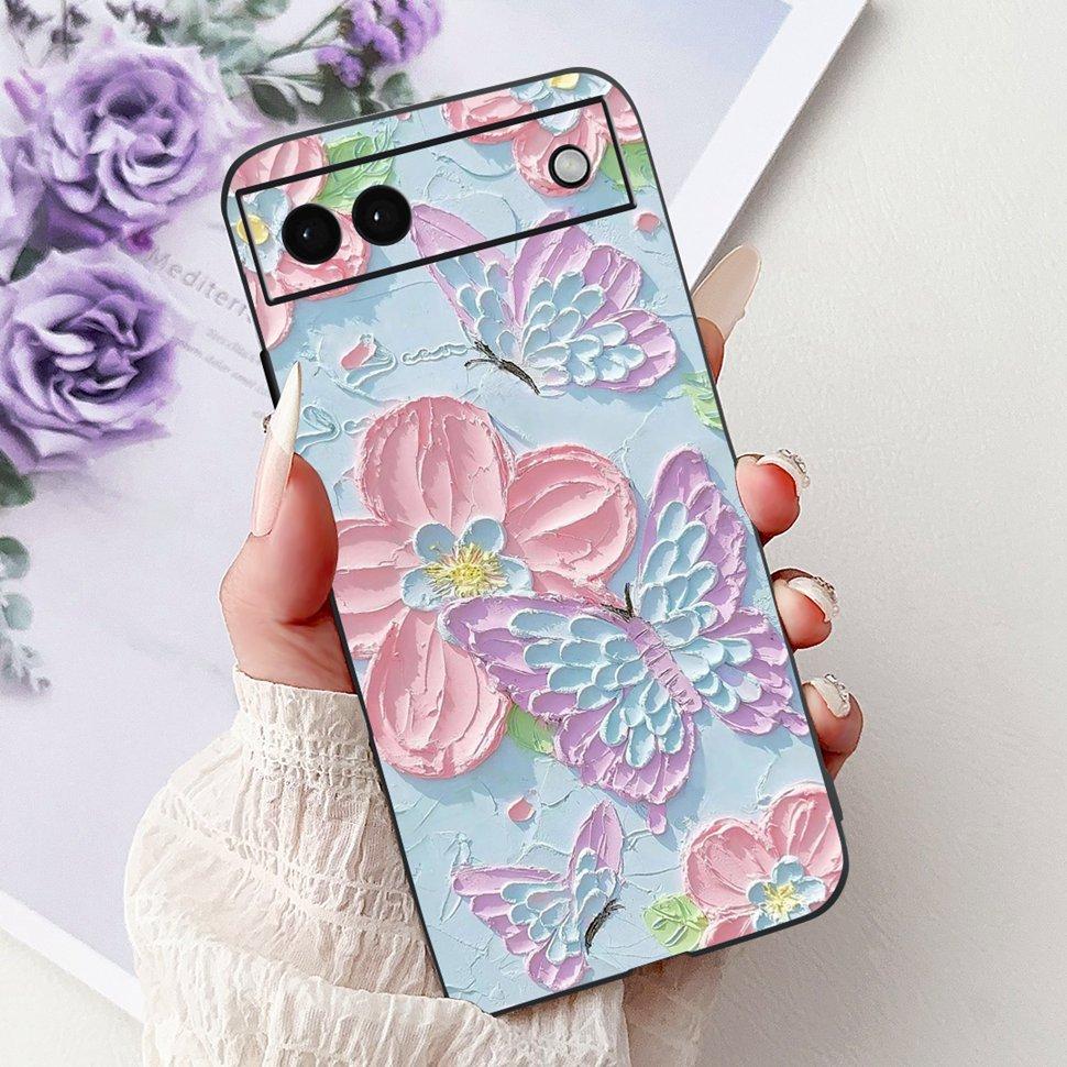 Luxury Painted Cover For Google Pixel 6A Case Soft Silicone Phone Case For Google Pixel 6A Google6A 2022 Back Cover 6.1"