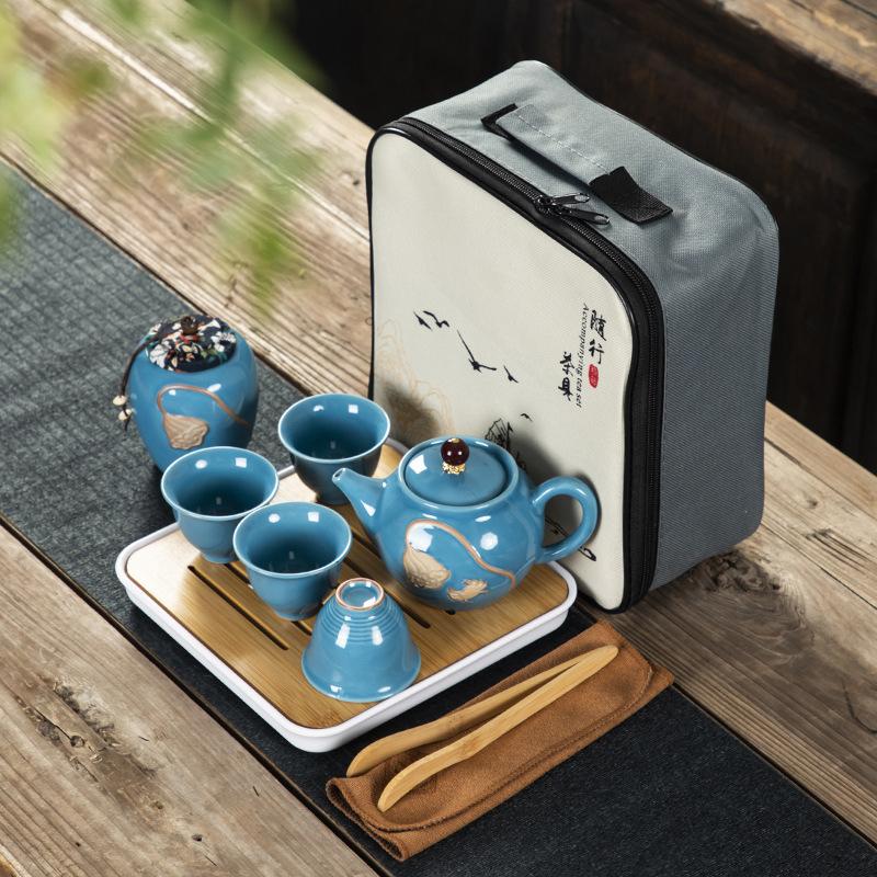 Печать бизнес-подарков креативный дорожный чайный набор керамический набор практичные подарки на открытие компании недорогие подарки клиентам