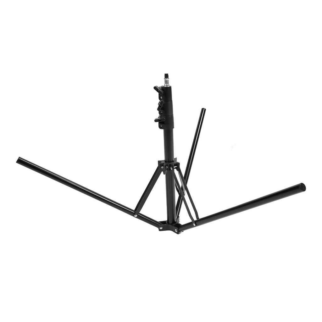 1.9m Thickened Reverse Fold Aluminum Heavy Duty Light Stand Photography Tripod Stand Three Legged Stand