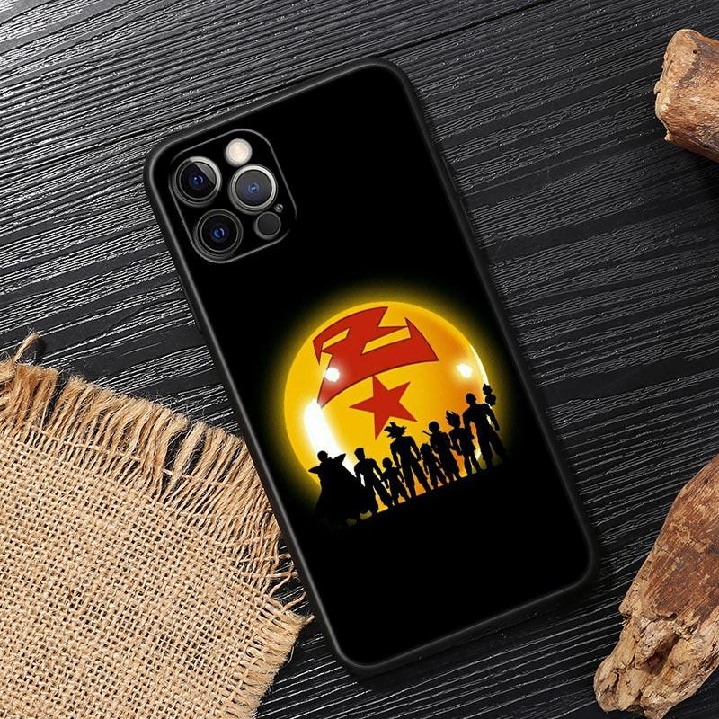DragonBalls Z Anime Cute Goku Funda For iphone 17 Case For iPhone 16 15 11 12 13 Mini 17 Pro Max 16 Plus 17E 16E Air Soft Cover